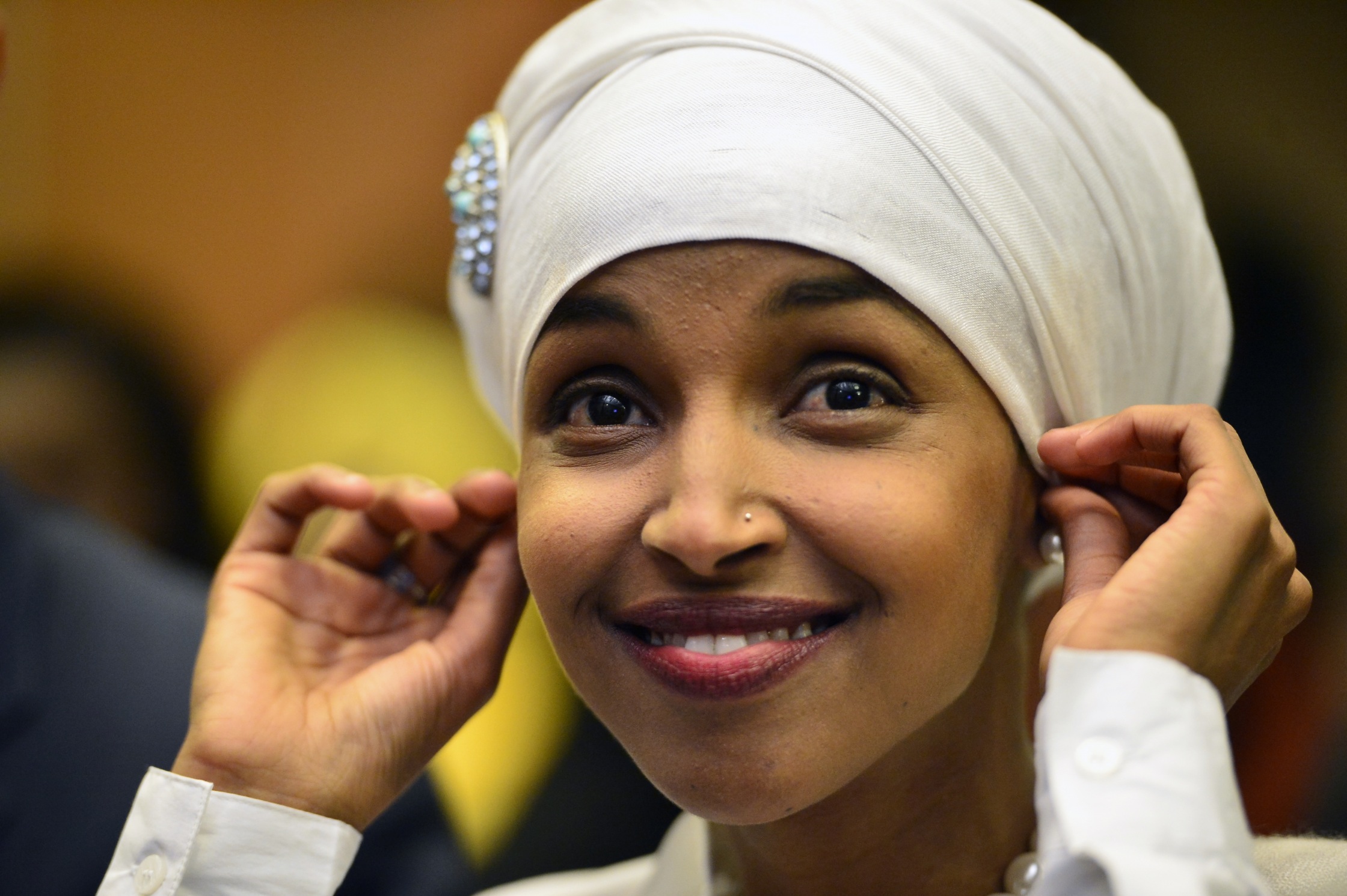 Ilhan Omar, a former refugee first Somali American legislator