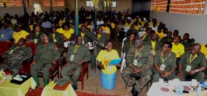 NRM caucus spokesperson Evelyn Anite in Kyankwanzi earlier