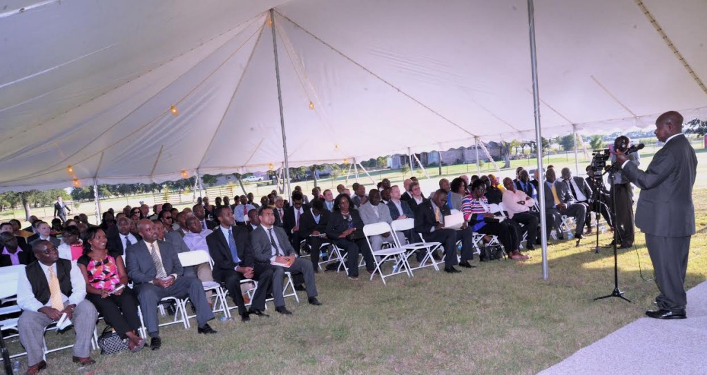 Presient Museveni in Texas