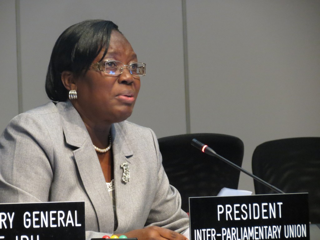 Kadaga at IPU Assembly
