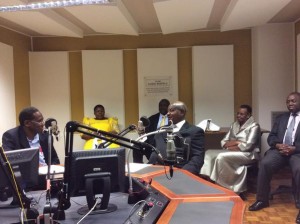 Museveni at Vatican Radio
