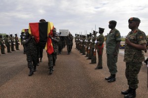 UPDF soldiers on parade