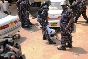 Journalist beaten by police officer