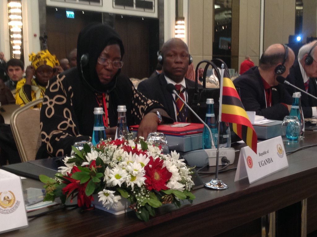 Speaker Rebecca Kadaga in Istanbul