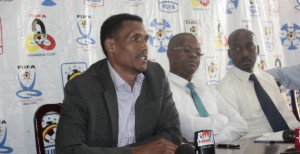 FUFA bosses at a recent weekly news conference