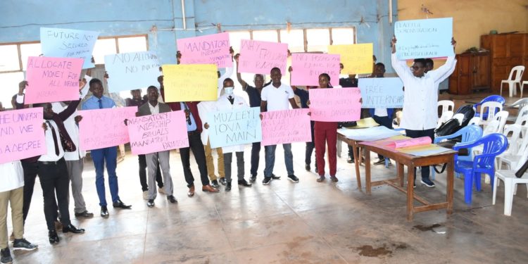 Pre-medical interns arrested