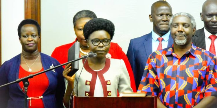 UPC’s Apio sworn in as Oyam North MP