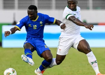 Tanzanian hopes of historic AFCON victory dashed by 10-man Zambia