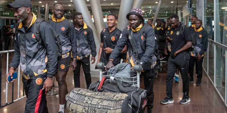 Uganda Men’s 7’s team arrives in Mauritius.