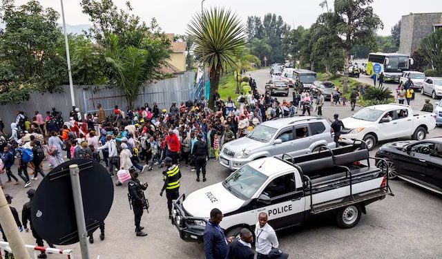 With fear and fist-bumps, Goma residents greet Congo’s M23 rebels again