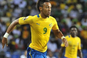 soccer001pix Striker Aubameyang is having a good tournament for host nation Gabon. AFP PHOTO